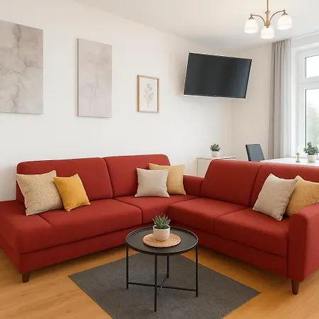 Monteurszimmer Move-in2stay - Einzelbetten, Smart Tv, Wifi