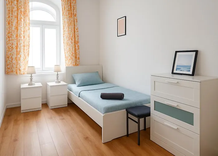 Monteurszimmer Move-in2stay - Einzelbetten, Smart Tv, Wifi * Halle (Saale)
