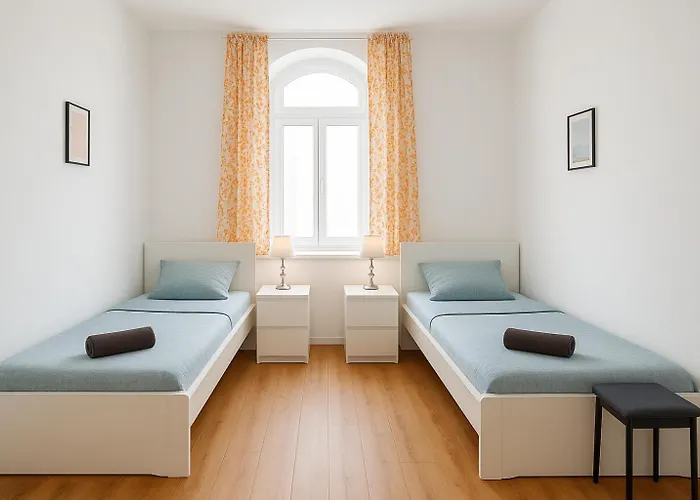 Monteurszimmer Move-in2stay - Einzelbetten, Smart Tv, Wifi * Halle (Saale)