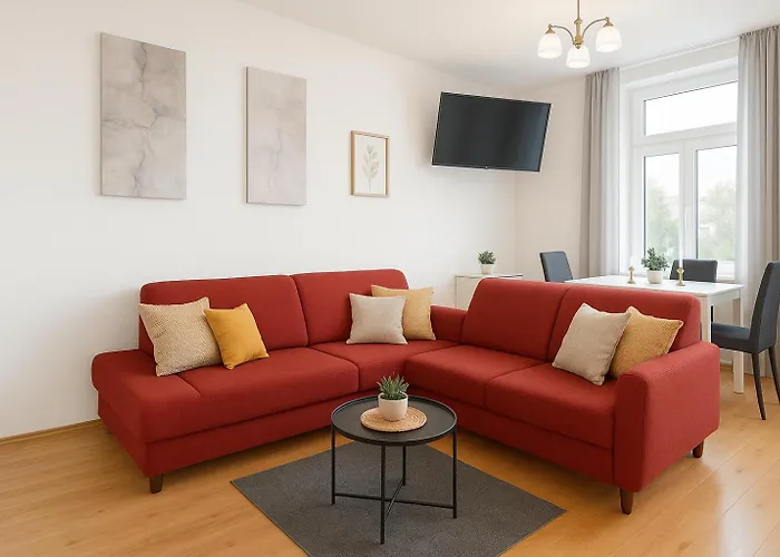 Monteurszimmer Move-in2stay - Einzelbetten, Smart Tv, Wifi