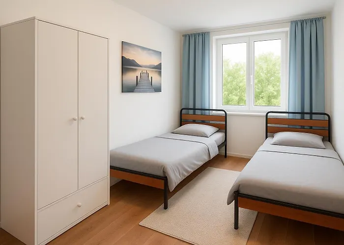 公寓 Monteurszimmer Move-in2stay - Einzelbetten, Smart Tv, Wifi